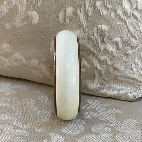 Wide Metal Bangle Brass Bangle - Picture 4 of 9